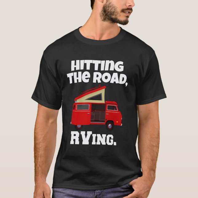 Camping Rving Camper Design ger dig en chans att t Shirt (Framsida)