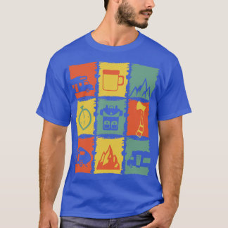 Camping Saker för en Camper T Shirt