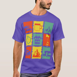 Camping Saker för en Camper T Shirt
