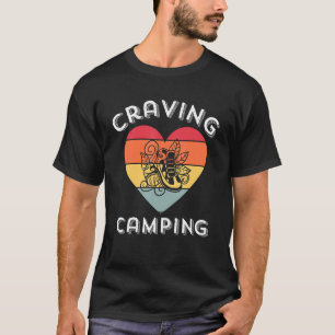 Camping Saker Women Retro Camper People som Kärlek T Shirt