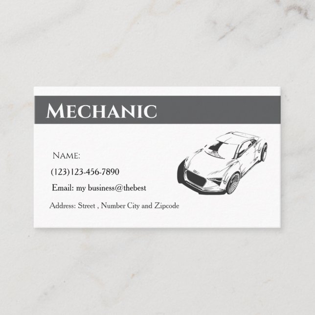 camping services editable card visitkort (Framsida)