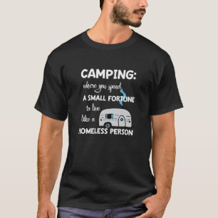 Camping Shirt där du lägger ut en liten fästing T