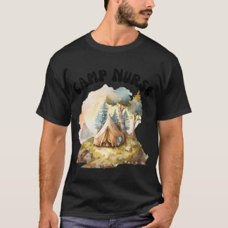 Camping sjuksköterska familj t shirt