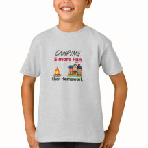 Camping S'more Roligt than Homwork