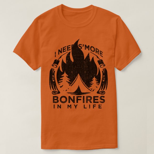 Camping Smores Gift T Shirt (Design framsida)