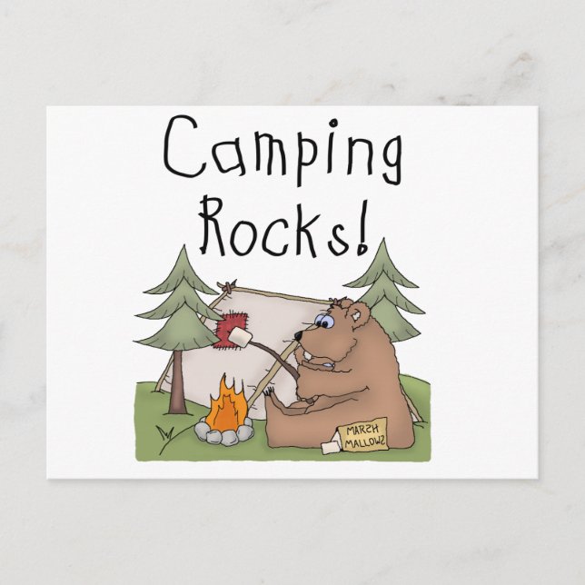 Camping Sten Vykort (Framsida)