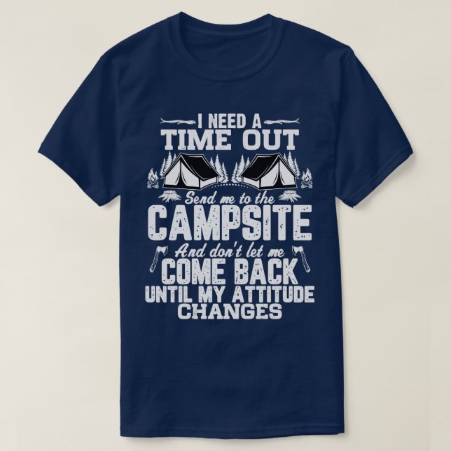 Camping T Shirt (Design framsida)