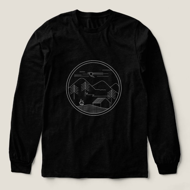 Camping T Shirt (Design framsida)