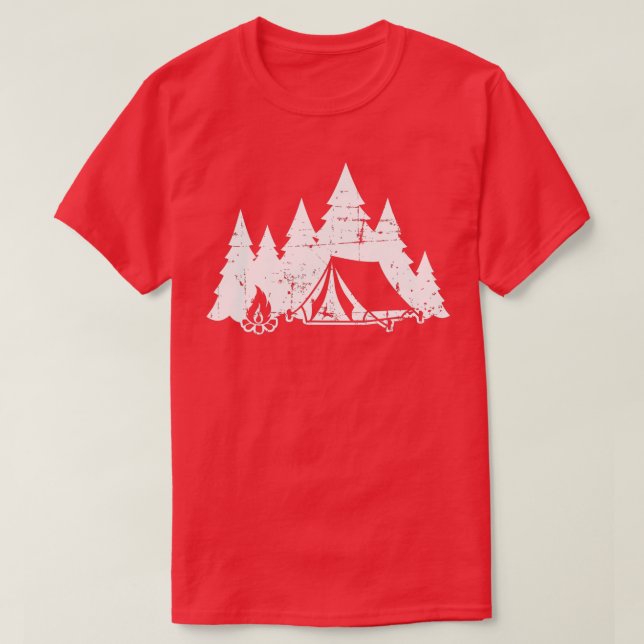 Camping  t shirt (Design framsida)