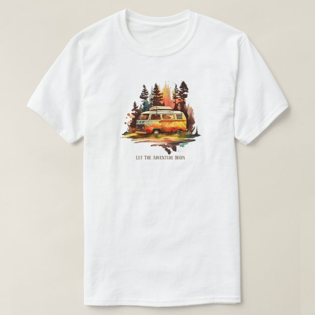 Camping T-Shirt (Design framsida)