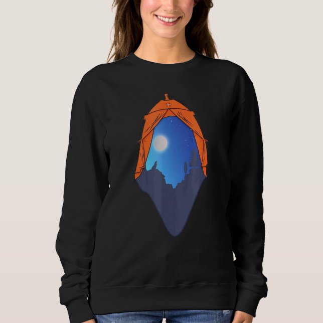 Camping Tält Exploration Rv. Trailer Camper Van Li T Shirt (Framsida)