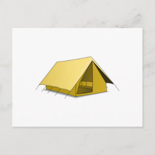 Camping Tält Vykort