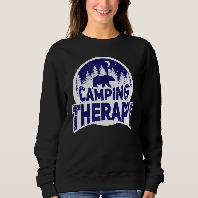 Camping Therapy  Camping Love Women Men Kid Tees T Shirt (Framsida)