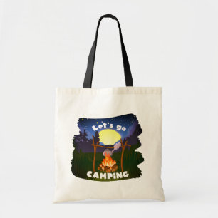 Camping Tote Bag Tygkasse