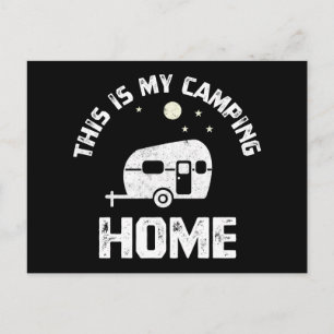Camping Trailer Camper Mobile Home Vykort