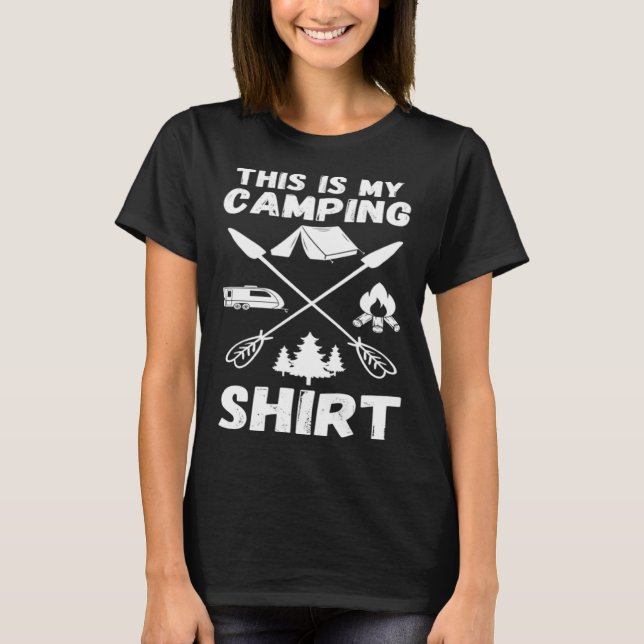 Camping Trailer Dies ist mein Camping   Camper Va T Shirt (Framsida)