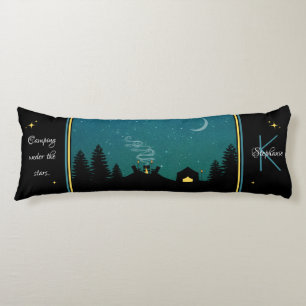 Camping Under the Stars Monogram (Kampsymbol under Kroppskudde