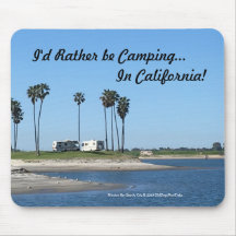 Camping, Uppdrag Bay Beach, Kalifornien