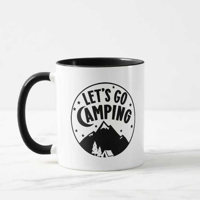 Camping utomhus Äventyr Mugg (Vänster)