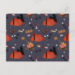 Camping utomhus Äventyr, sommarcamping Helg Vykort