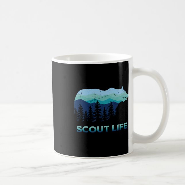 Camping Utomhus Scouting Vandring Scout Liv  Kaffemugg (Höger)