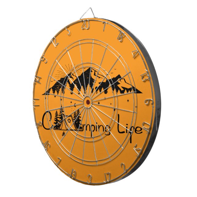 Camping-Utomhusäventyr-Pilkastningstavla Darttavla (Högra Framsidan)