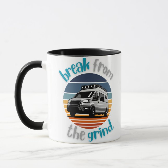 Camping Van 2 Kaffe Mugg (Vänster)