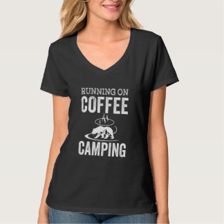 Camping Vandring Bergs Äventyr T Shirt