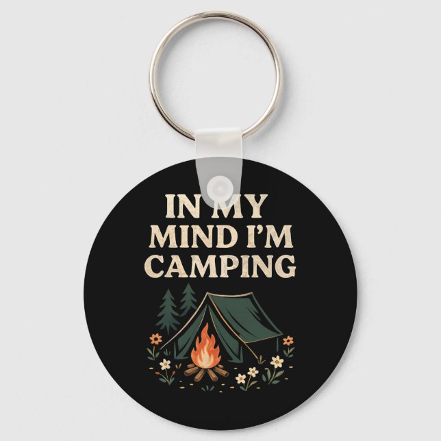 Camping Vandring Promenad Semester  Nyckelring (Framsida)