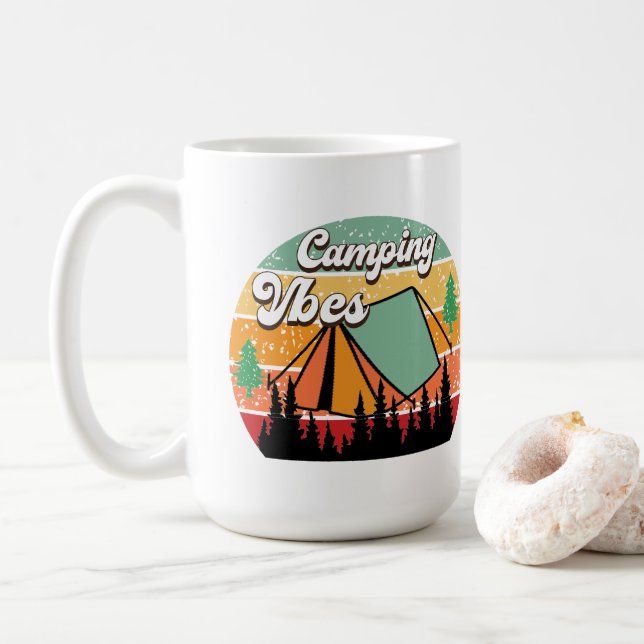 Camping Vibes Kaffemugg (Med munk)