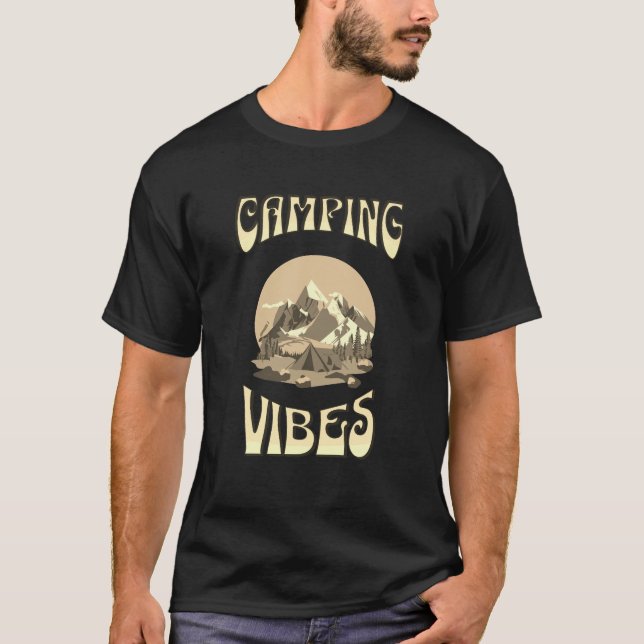 Camping Vibes T-Shirt (Framsida)