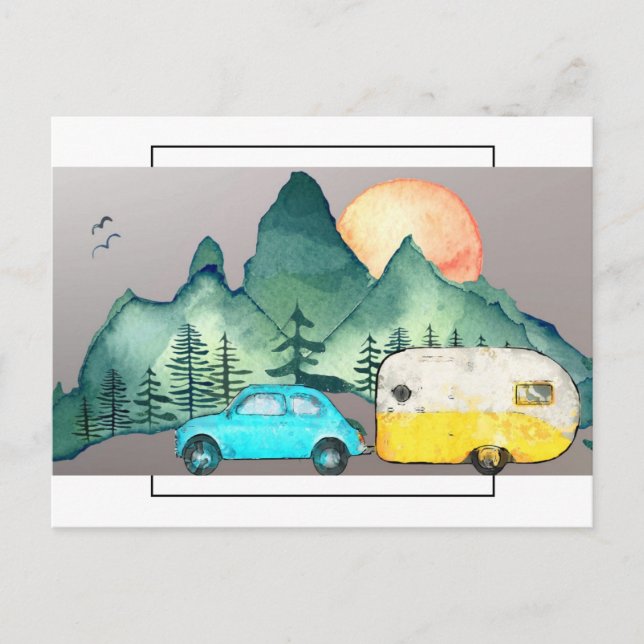 Camping Vykort (Framsida)