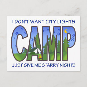 Camping Vykort