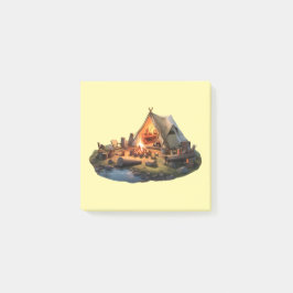 Camping with Loved Ones Post-it Block