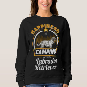 Camping with my Labrador Retriever Lycka Owner T Shirt