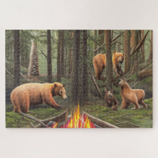 Camping with the Bears Pussel