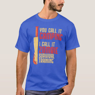 Camping Zombiregn Spooky Halloween-present vintage T Shirt