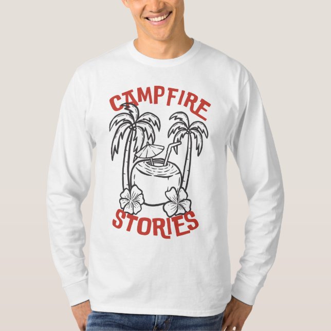 campingartiklar t shirt (Framsida)