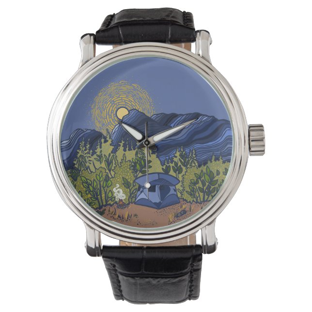Campingäventyr Armbandsur (Framsida)