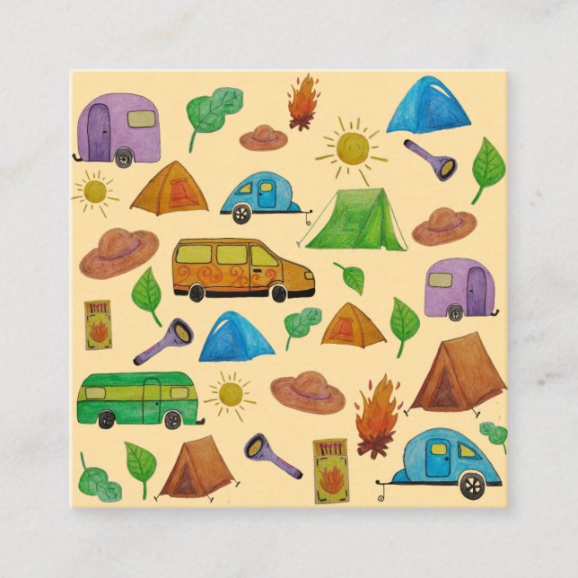 Campingäventyr Tilläggskort (Framsida)