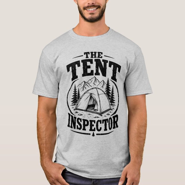 Campingäventyrspresent, Bergscamping Vintage T Shirt (Framsida)