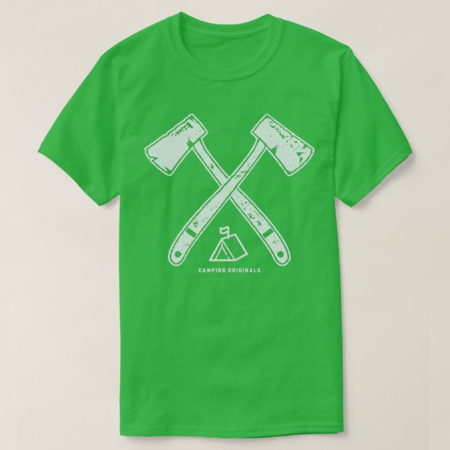CampingAxes T Shirt (Design framsida)