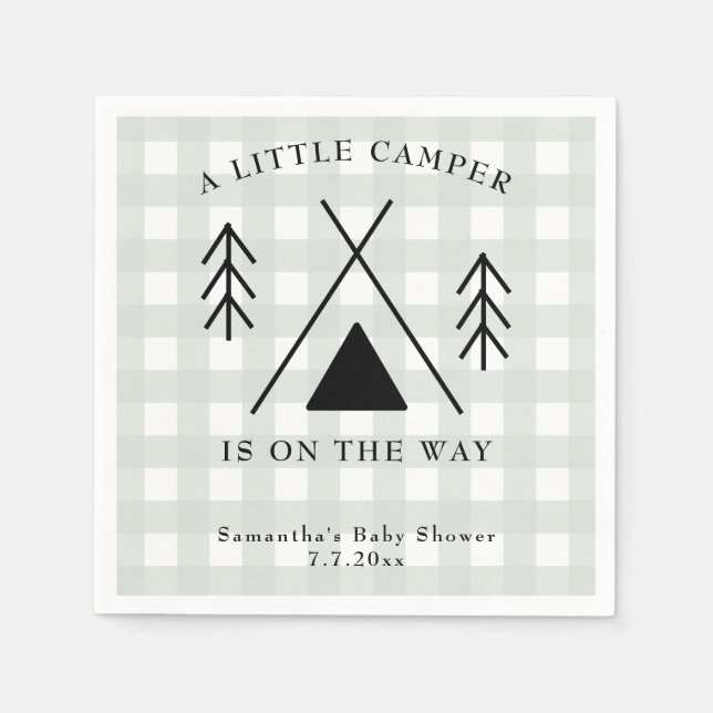 Campingbabydusch Pappersservett (Framsidan)