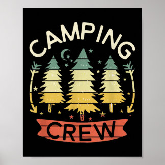 Campingbesättningströja Barn Familj Campingtröjor  Poster