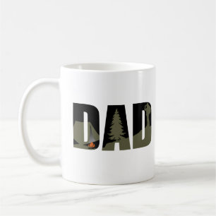 Campingcampare och vandrare pappa kaffemugg