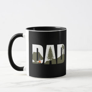 Campingcampare och vandrare pappa mugg