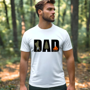 Campingcampare och vandrare pappa t shirt