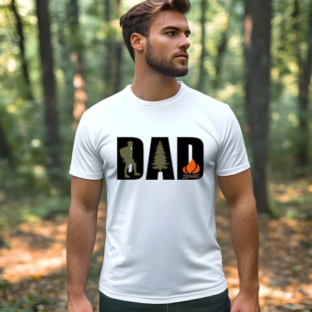 Campingcampare och vandrare pappa t shirt (Skapare uppladdad)