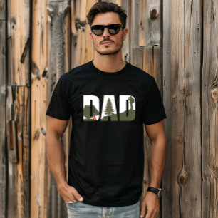 Campingcampare och vandrare pappa t shirt