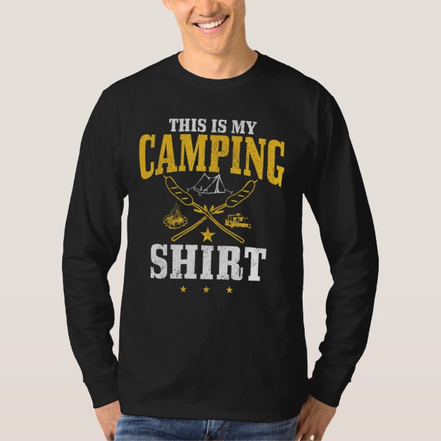 CampingCamper det här är min kampanj T Shirt (Framsida)